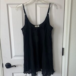 Umgee Black Sheer Lace Dress